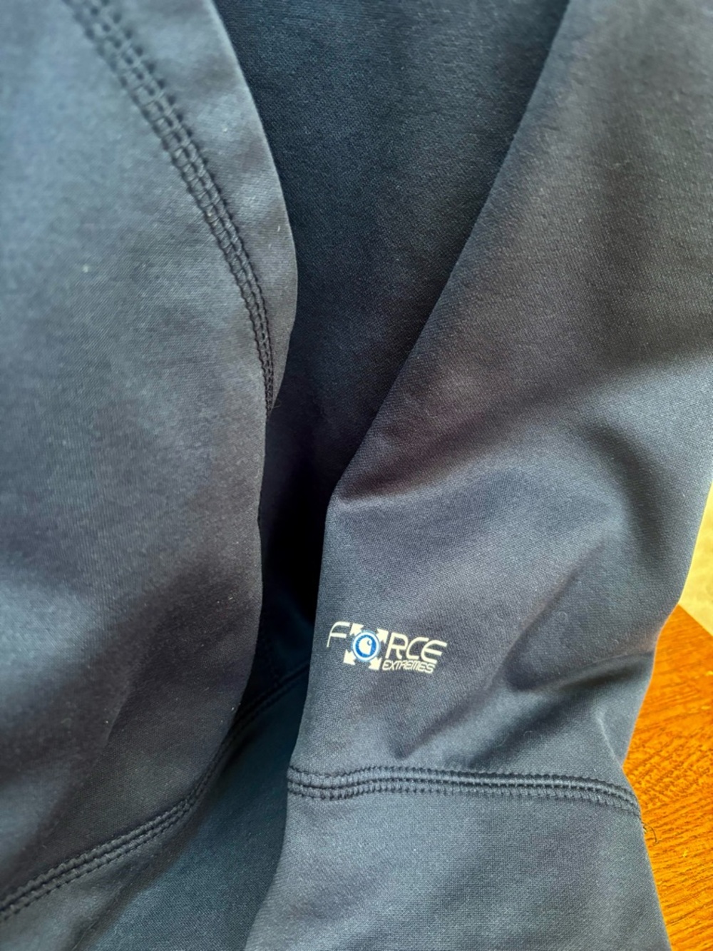 Carhartt Blue Relaxed Fit Hooded Sweatshirt with Teal Logo Men’s XL - Picture 4 of 7